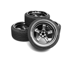 Набор дисков RAYS Volk Racing 21C 18 дюймов (с покрышками)