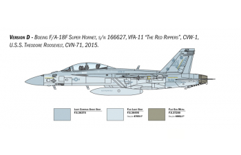 Сборная модель самолет F/A-18F SUPER HORNET