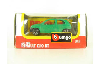 RENAULT Clio, made in Italy 1:43, зеленый