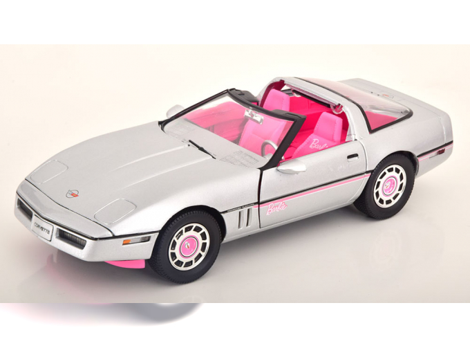 CHEVROLET Corvette C4 Barbie (1986), silver pink