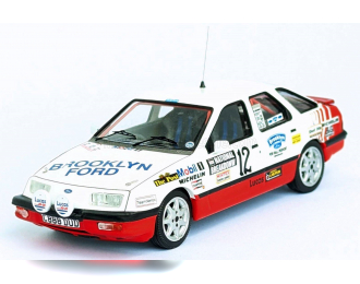 FORD Sierra Xr 4x4 (night Version) №12 Rally National Breakdown (1987) Phil Collins - Brian Thomas, White Red