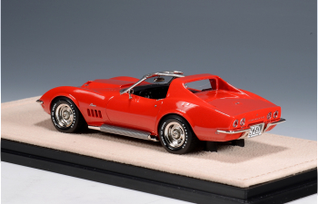 CHEVROLET Corvette Stingray L88 Coupe T-Roof (открытый) (1969) Monza Red