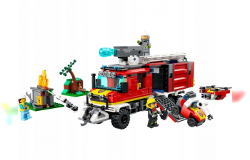 TRUCK Lego City - Tanker Truck Fire Engine - Autopompa Vigili Del Fuoco - 502 Pezzi - 502 Pieces, Red