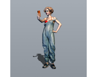 Фигурка 662 Селфи 6, окрашенная