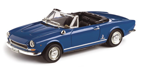 FIAT 124 BS1 SPIDER, BLU FRANCIA