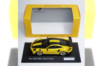 PORSCHE 911 GT2 RS 991 (2017), yellow carbon