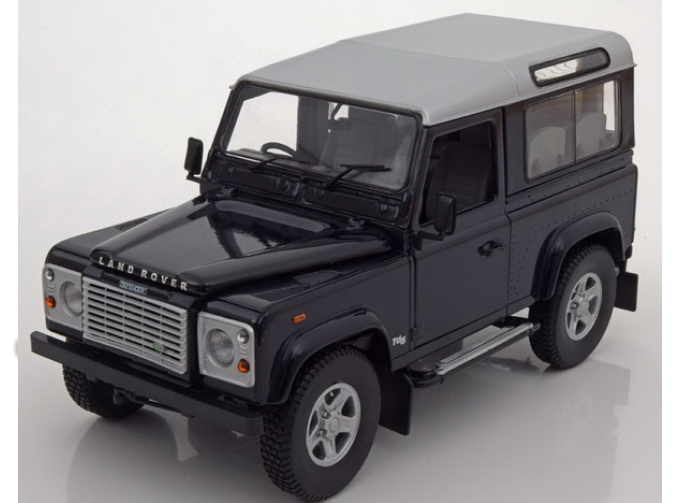 LAND ROVER Defender 90 4x4 (1995), dark blue / silver