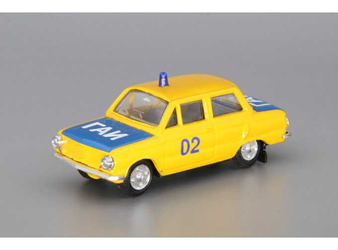 ЗАЗ 968 Запорожец ГАИ (номерная А16), желтый с синим