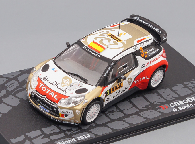 CITROEN DS3 WRC #3 Sordo/Del Barrio победитель Rally Deutschland (2013)