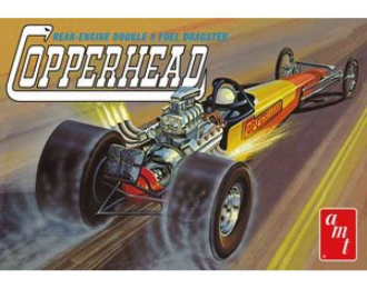 Сборная модель Copperhead Rear-Engine Dragster, plastic modelkit