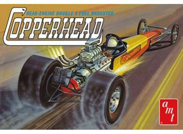 Сборная модель Copperhead Rear-Engine Dragster, plastic modelkit