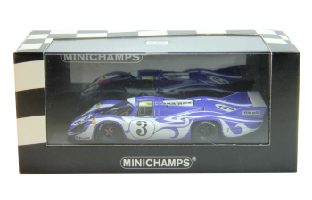 PORSCHE 917L #3 "Hippie" Practice Larrousse-Kauhsen 24h Le Mans (1970), white / purple