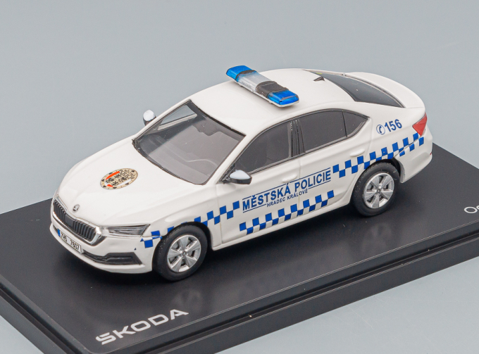 SKODA Octavia Iv Mestska Policie (2020), White Blue