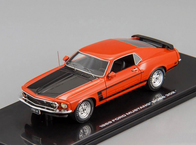 FORD Mustang Boss 302 (1969), calypso coral red