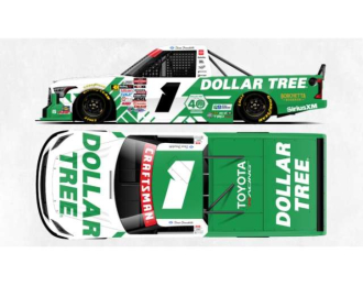 Toyota Tundra #1 Dario Franchitti *Dollar Tree*, white/green 2026