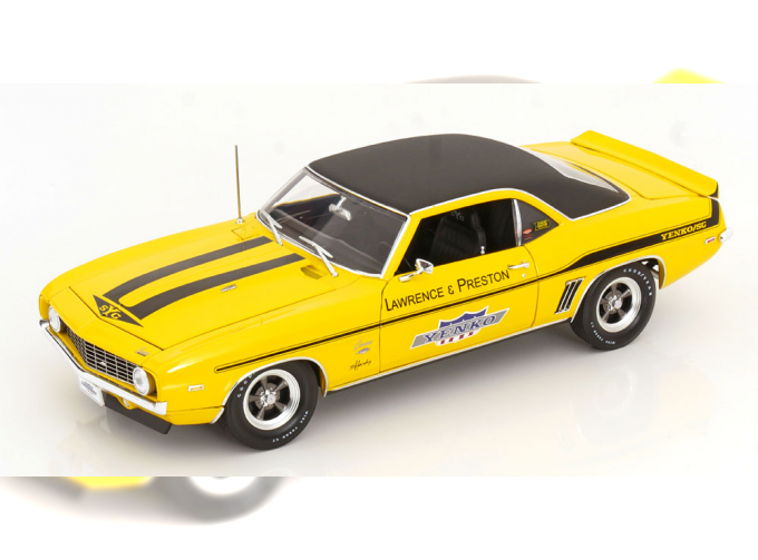 CHEVROLET Yenko Camaro SC/SS/E Lawrence Preston (1969), yellow matt-black