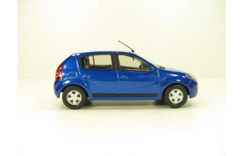 RENAULT Sandero (2008), дилерская 1:43, синий