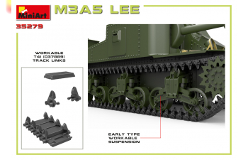 Сборная модель Танк M3A5 LEE