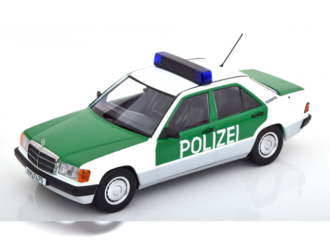 MERCEDES-BENZ 190 W201 Police (1993), green white