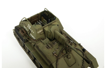 Сборная модель Советская самоходная артиллерийская установка СУ-76М