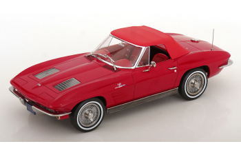 CHEVROLET Corvette C2 Stingray Convertible (1963), red