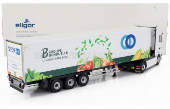 SCANIA S500 Semi Frigo Truck Cassonato Steff Bonduelle (2024), White Green