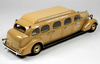 CHEVROLET Limousine Capitol Autobus Company Pottsville Pinegrove Harrisburg (1936), beige