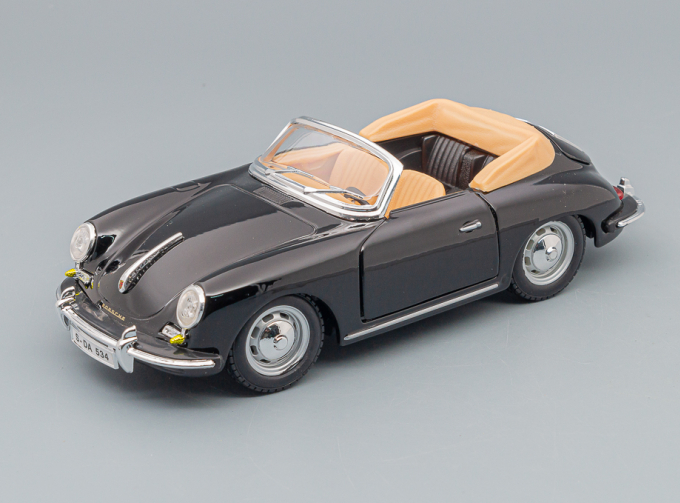 PORSCHE 356b Cabriolet (1961), Black