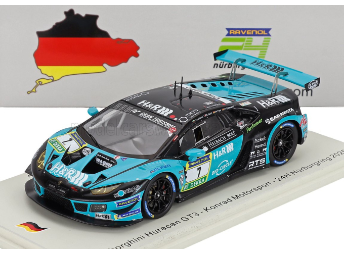 LAMBORGHINI Huracan GT3 EVO II Team Konrad Motorsport №7 24h Nurburgring 2025 Danny Soufi - Maximilian Paul - Peter Elkmann - Pavel  Lefterov