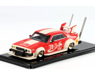 NISSAN Skyline C210 Kaido Racer Bosozoku Style Coca-Cola , red/beige
