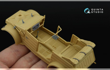 3D Декаль интерьера кабины Kubelwagen Type 82 (Tamiya) (с 3D-печатными деталями)