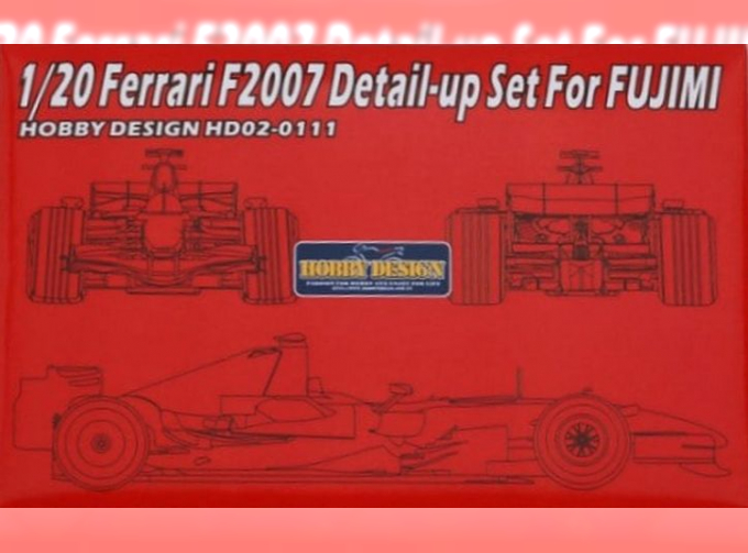 Набор для доработки FERRARI F2007 Brazil GP 2007 для моделей Fujimi