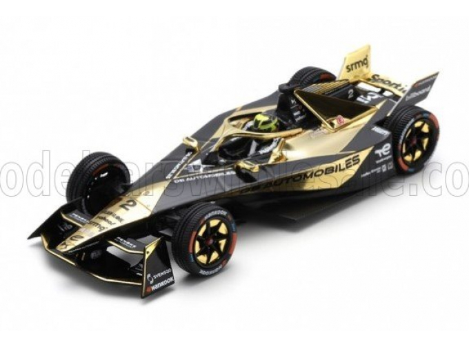 DS AUTOMOBILES Formula-e E-tense Fe23 Team Ds Penske №2 Season (2023-2024) Stoffel Vandoorne, Black Gold