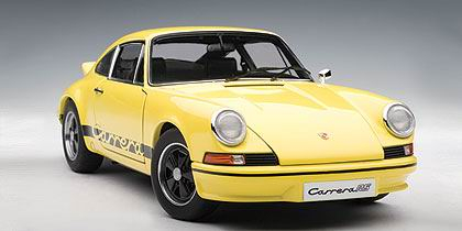PORSCHE 911 Carrera RS 2.7 1973, light yellow