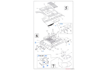 Сборная модель JS-2 Stalin II + Soviet Infantry Tank Riders (3 in 1)