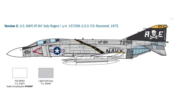 Сборная модель Американский тактический истребитель McDonnell Douglas F-4J Phantom II