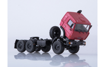 Камский грузовик 44108 седельный тягач, вишневый