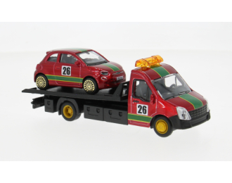 FIAT 500e #26 на эвакуаторе