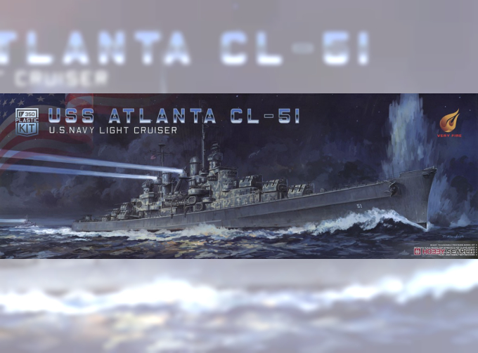 Сборная модель USS Atlanta