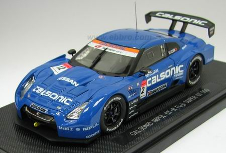 NISSAN GT-R LDF SuperGT Fuji n.12 Calsonic (2008), синий