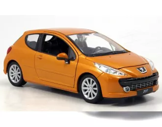 PEUGEOT 207, orange