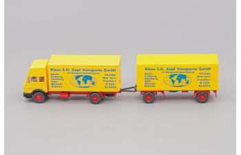 MERCEDES-BENZ NG Truck / Trailer "Klaus E. Zapf Transporte", yellow / red