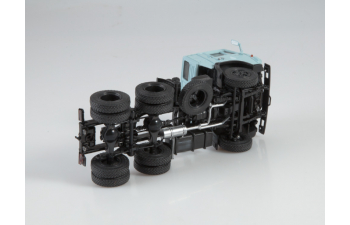 Камский грузовик 54112 с полуприцепом Alka-N13CH Главмежавтотранс, голубой / серый