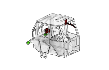 Сборная модель Трактор ЮМЗ-6Л фото версия с задней стенкой для экскаватора