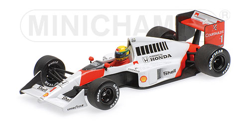 MCLAREN HONDA MP4-5 Ayrton Senna (1989), red / white