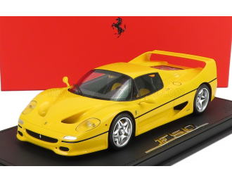 FERRARI F50 Coupe (1995) - Con Vetrina - With Showcase, Giallo Modena - Yellow