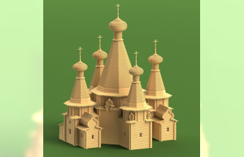 Сборная модель "Троицкая церковь"