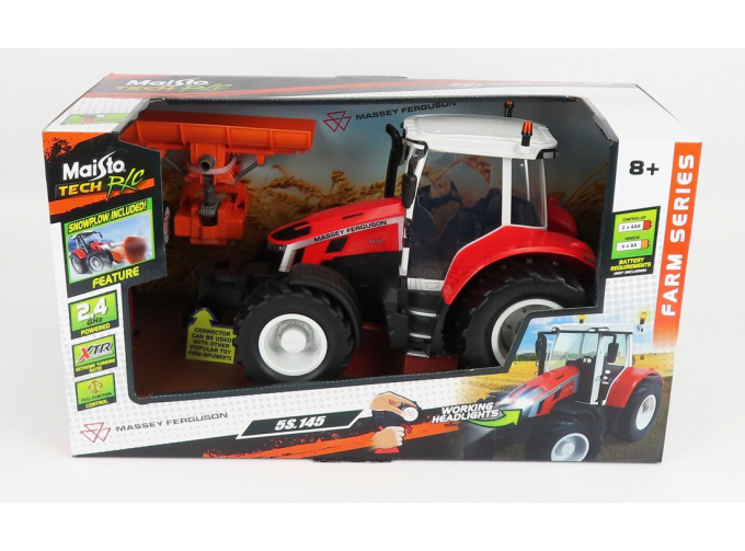 RC MASSEY FERGUSON 5s.165 Tractor (2020), Red Grey