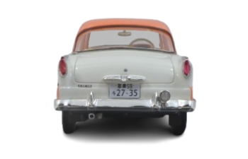 PRINCE Skyline 4 door sedan (1957), grey/orange