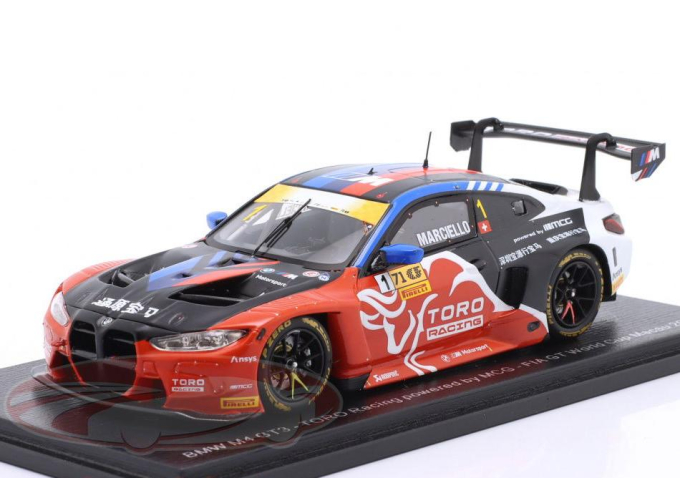 BMW M4 GT3 №1 18th FIA GT World Cup Macau Raffaele Marciello (2024)